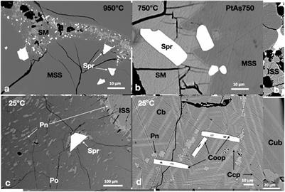 How and when do Pt- and Pd-semimetal minerals crystallize from saturated sulfide liquids?